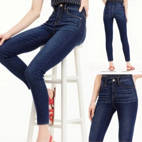 J. Crew Denim - J.Crew Dark Wash High Rise Skinny Size 28